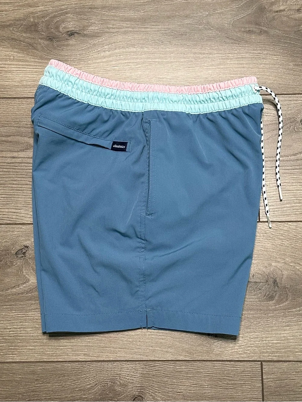 Chubbies 5.5” Gravel Roads Swim Trunks Boxer Liner Blue Size Small